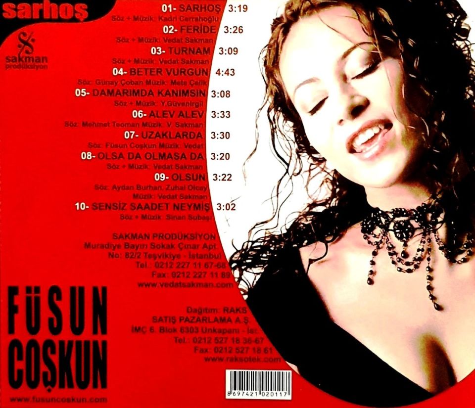 FÜSUN COŞKUN - SARHOŞ (CD)