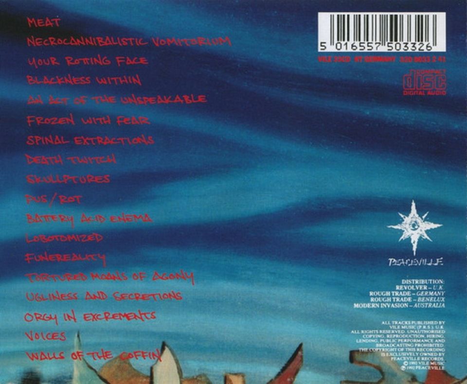 AUTOPSY - ACTS OF THE UNSPEAKABLE (CD) (1992)