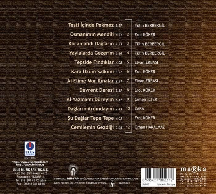 TÜRKÜLERLE TÜRKİYE (TÜRKİYE WITH FOLK SONGS) - 20 DENİZLİ