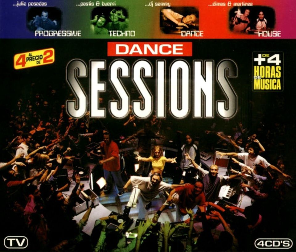 VARIOUS - DANCE SESSIONS (1997) (4 CD)
