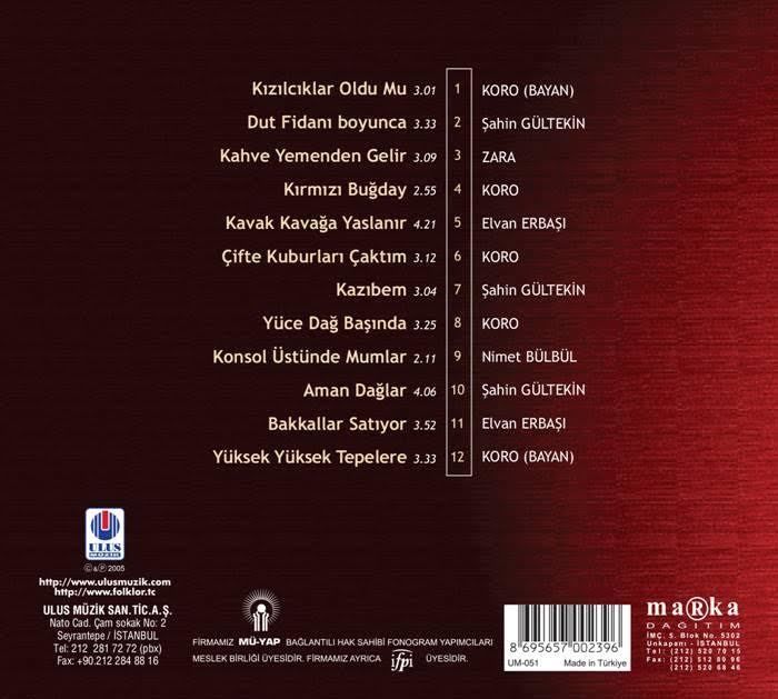 TÜRKÜLERLE TÜRKİYE (TÜRKİYE WITH FOLK SONGS) - 22 EDİRNE