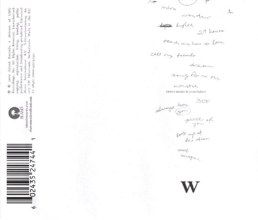 SHAWN MENDES - WONDER (CD) (2020)