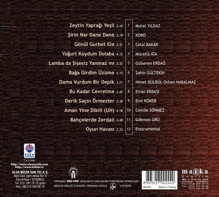 TÜRKÜLERLE TÜRKİYE (TÜRKİYE WITH FOLK SONGS) - 27 GAZİANTEP