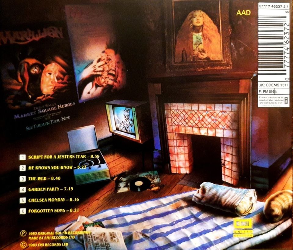 MARILLION - SCRIPT FOR A JESTERS TEAR (CD) (1983)