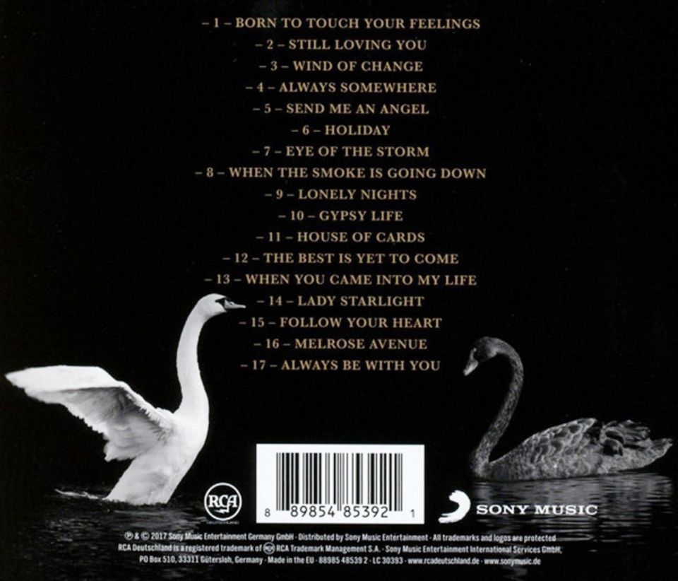 SCORPIONS - BORN TO TOUCH YOUR FEELINGS BEST OF ROCK (CD)