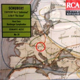 SCHUBERT FRANZ - SYMPHONY NO.8 'UNFINISHED' & NO.9 'THE GREAT' HORT STEIN BAMBERGER SYMPHONIE