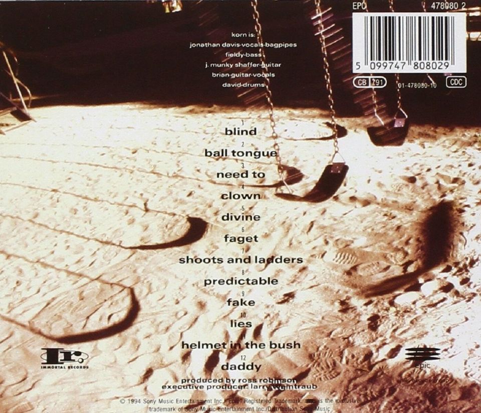 KORN - KORN (CD) (1994)