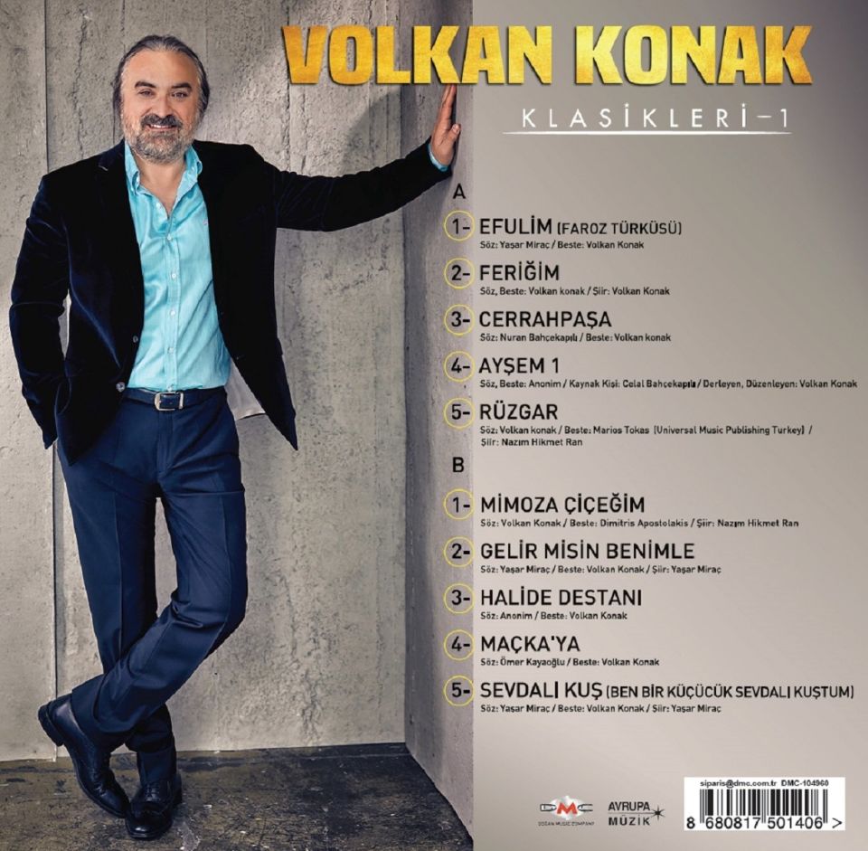 VOLKAN KONAK -KLASİKLERİ-1 (LP)