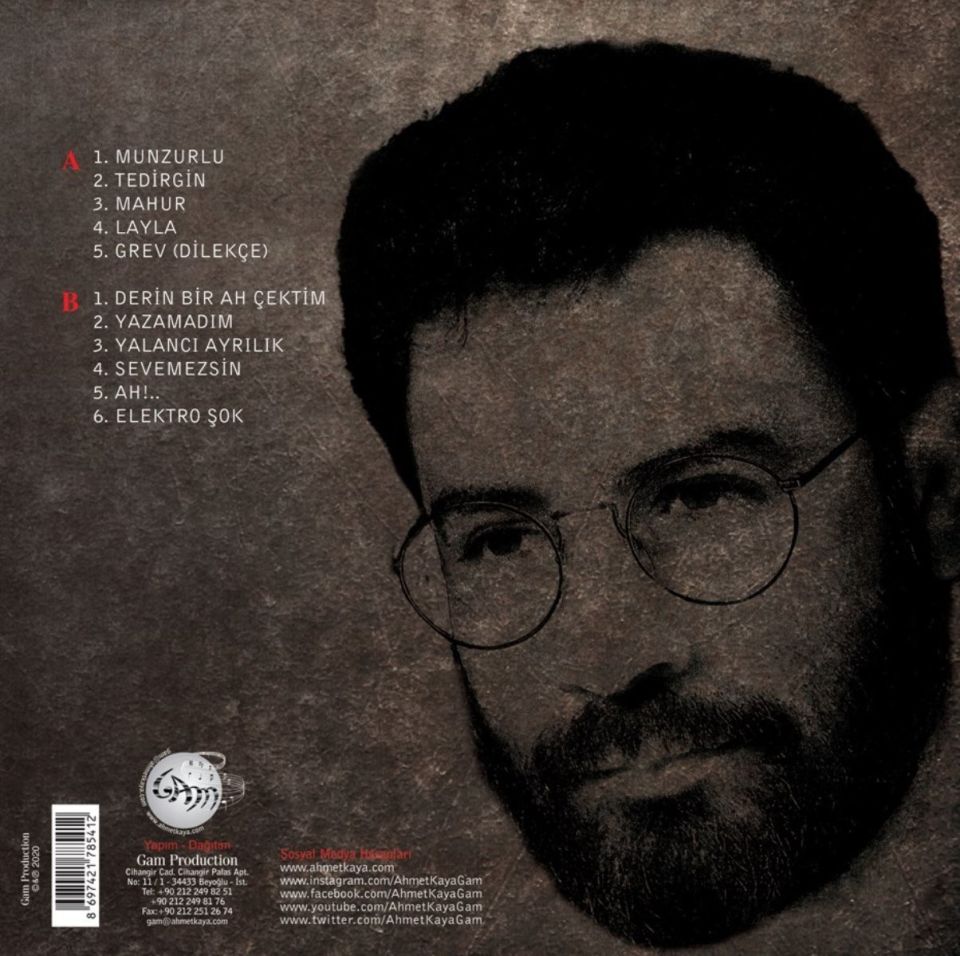AHMET KAYA - TEDİRGİN (LP)