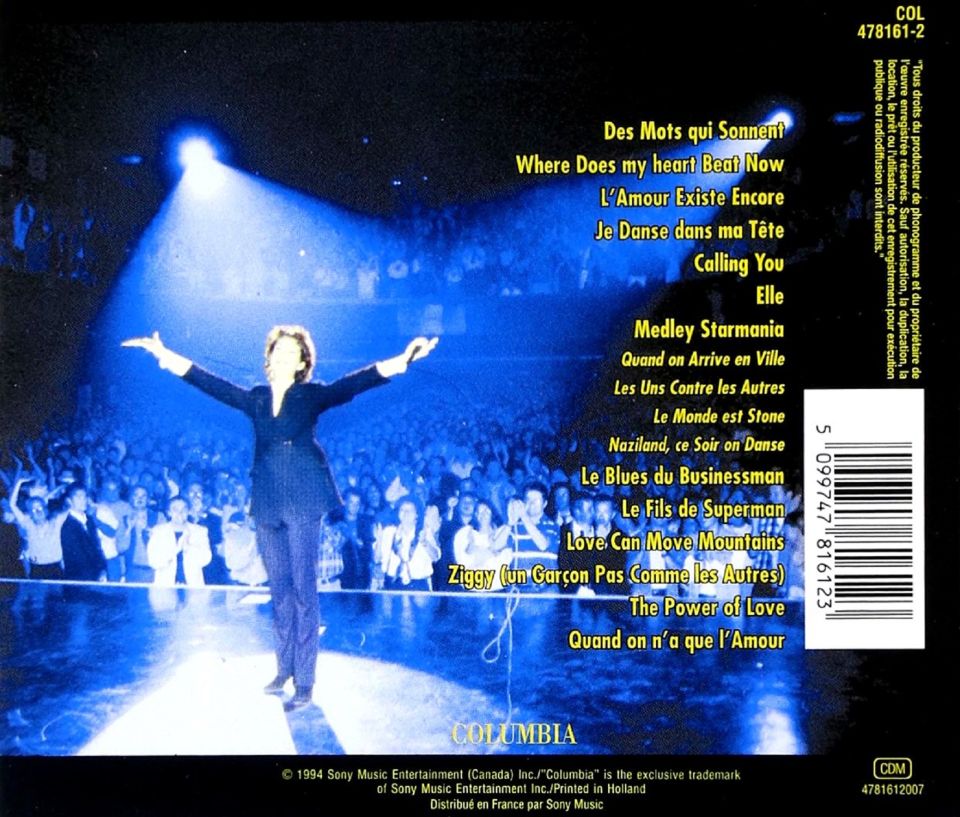 CELINE DION - A L'OLYMPIA (CD) (1994)