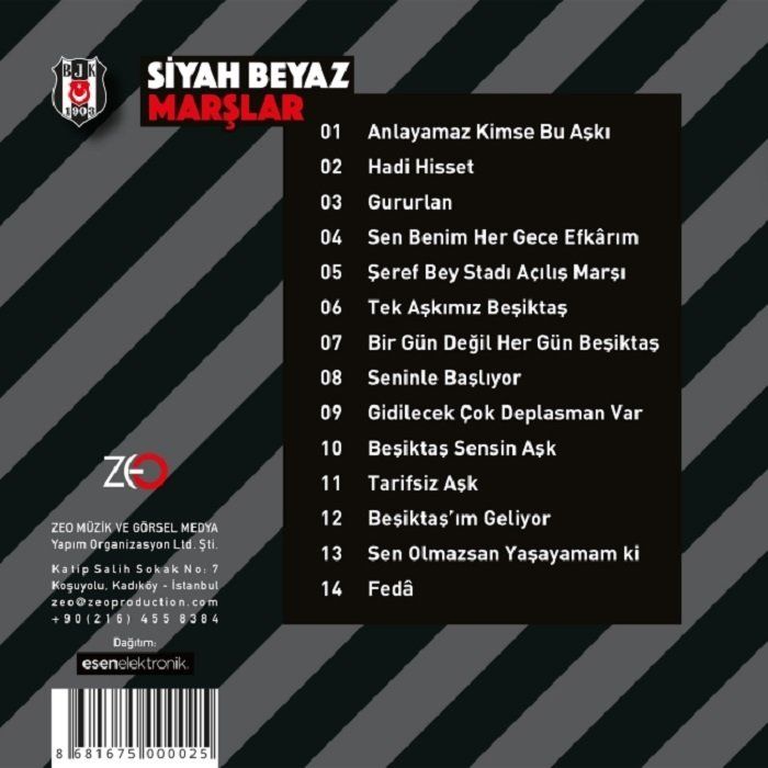 SİYAH BEYAZ MARŞLAR - ÇEŞİTLİ SANATÇILAR