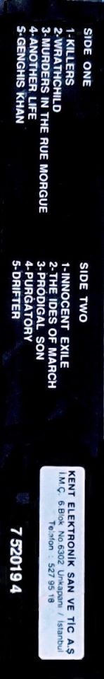IRON MAIDEN - KILLERS (MC)