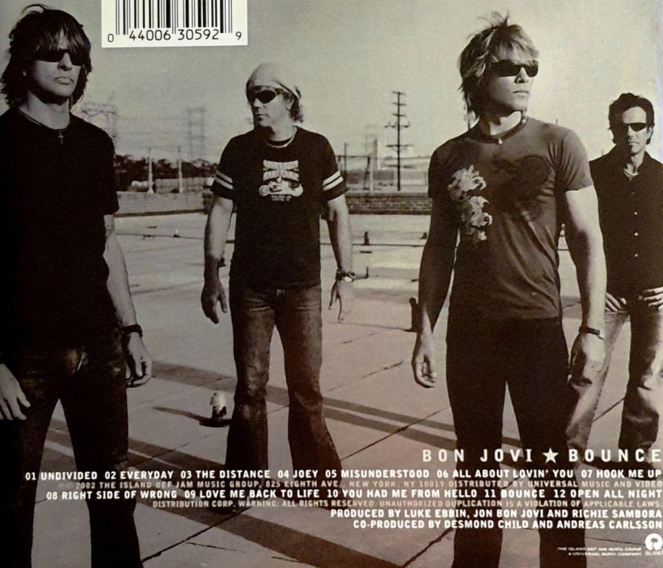 BON JOVI - BOUNCE (CD)