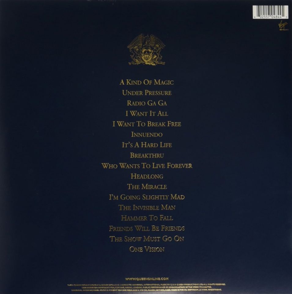 QUEEN - GREATEST HITS II (2 LP) (2016)