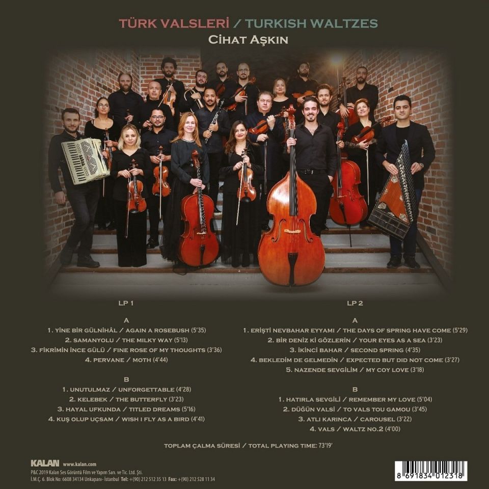 CİHAT AŞKIN - TÜRK VALSLERİ / TURKISH WALTZES (2 LP)
