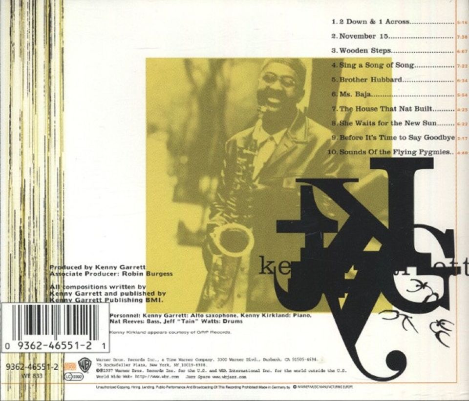 KENNY GARRETT - SONGBOOK (CD) (1997)
