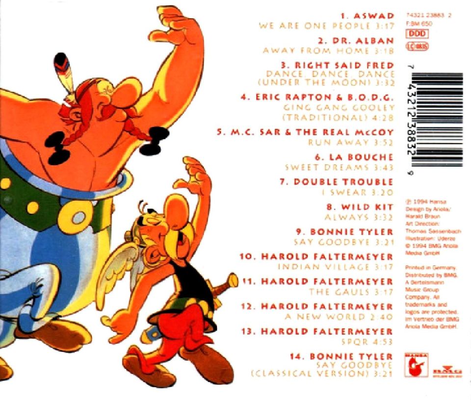 ASTERIX CONQUERS AMERICA - SOUNDTRACK (CD)