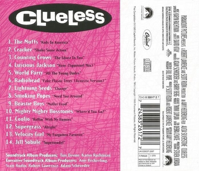 CLUELESS - SOUNDTRACK  (CD) (1995)