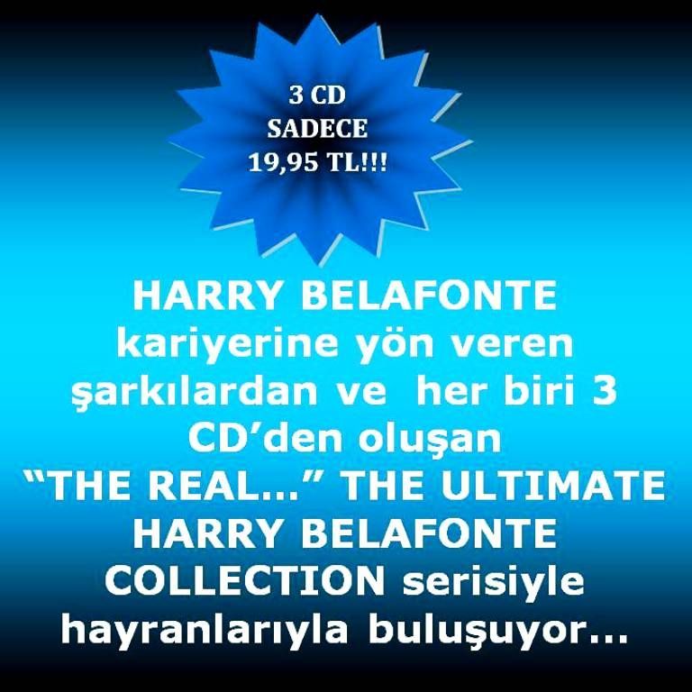 HARRY BELAFONTE - THE REAL (THE ULTIMATE HARRY BELAFONTE COLLECTION) (3 CD)