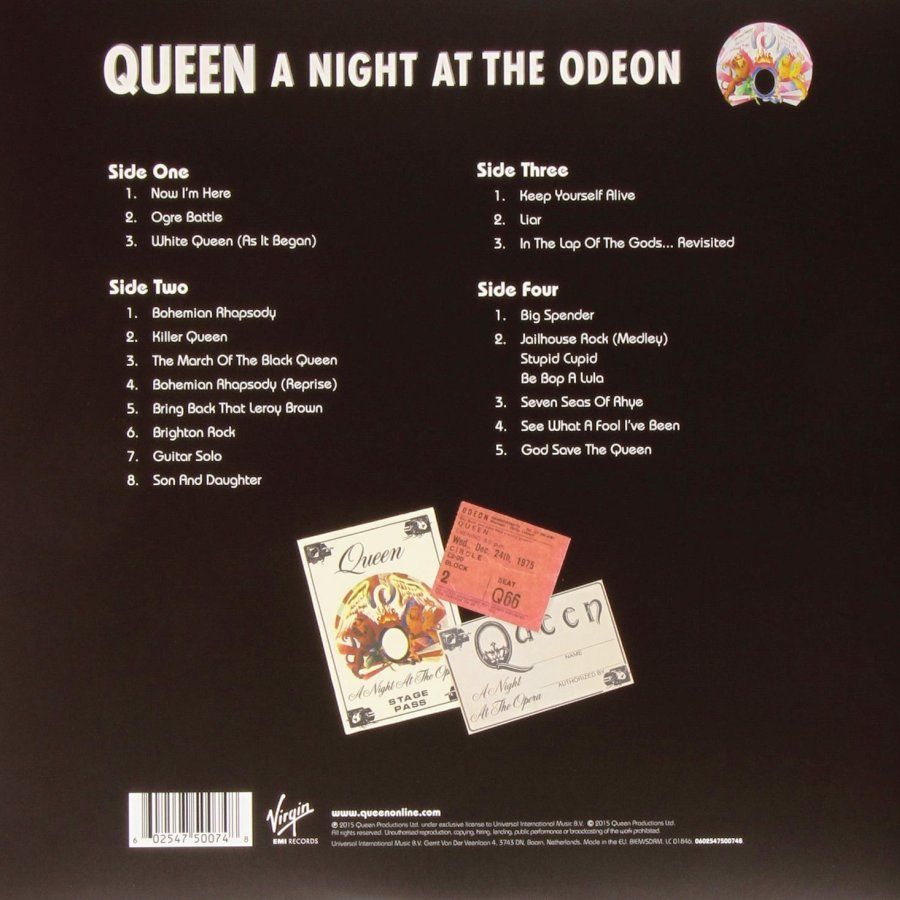 QUEEN - A NIGHT AT THE ODEON