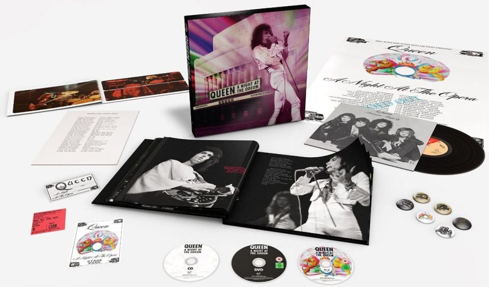 QUEEN - A NIGHT AT THE ODEON (CD+B