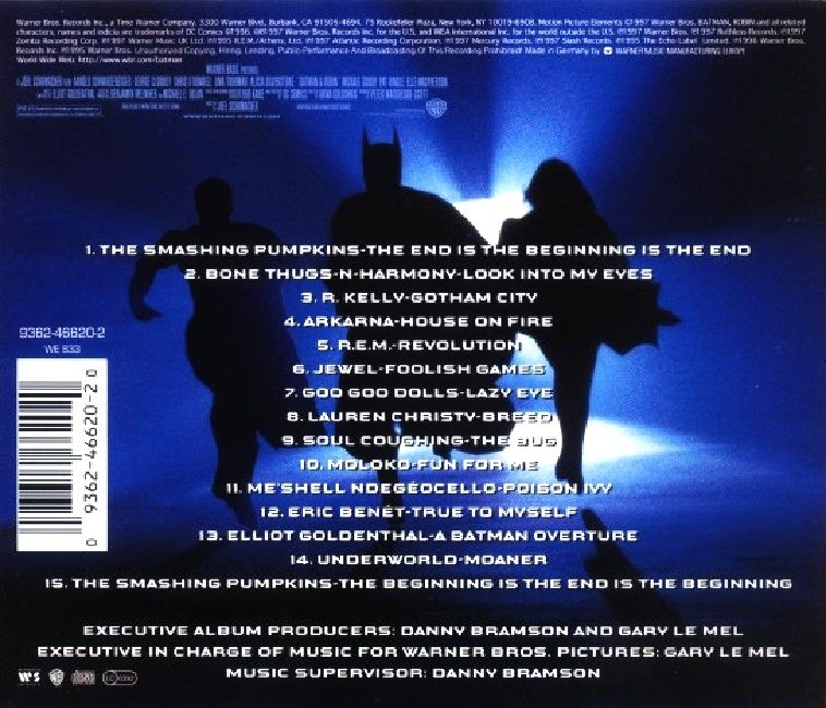 BATMAN & ROBIN - SOUNDTRACK (CD) (1997)