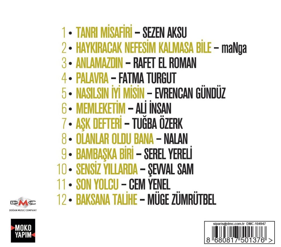 FİKRET ŞENES ŞARKILARI 1 - ÇEŞİTLİ SANATÇILAR