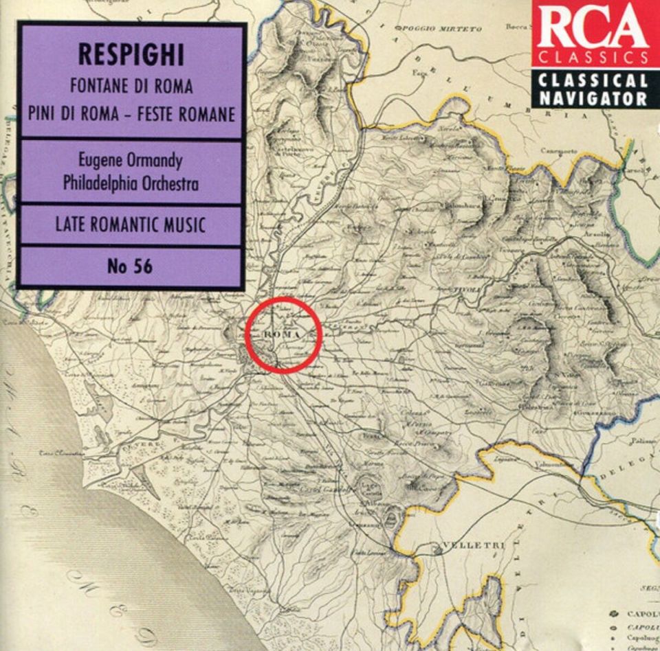 RESPIGHI - FONTANE DI ROMA PINI DI ROMA  FESTE ROMANE ORMANDY (CD) (1995)