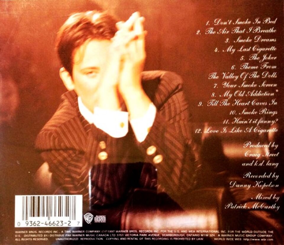 K.D. LANG - DRAG (CD) (1997)