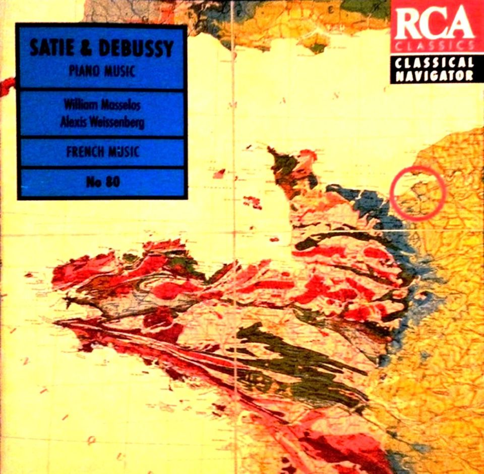 SATIE & DEBUSSY - PIANO MUSIC MASSELOS WEISSENBERG (CD) (1995)