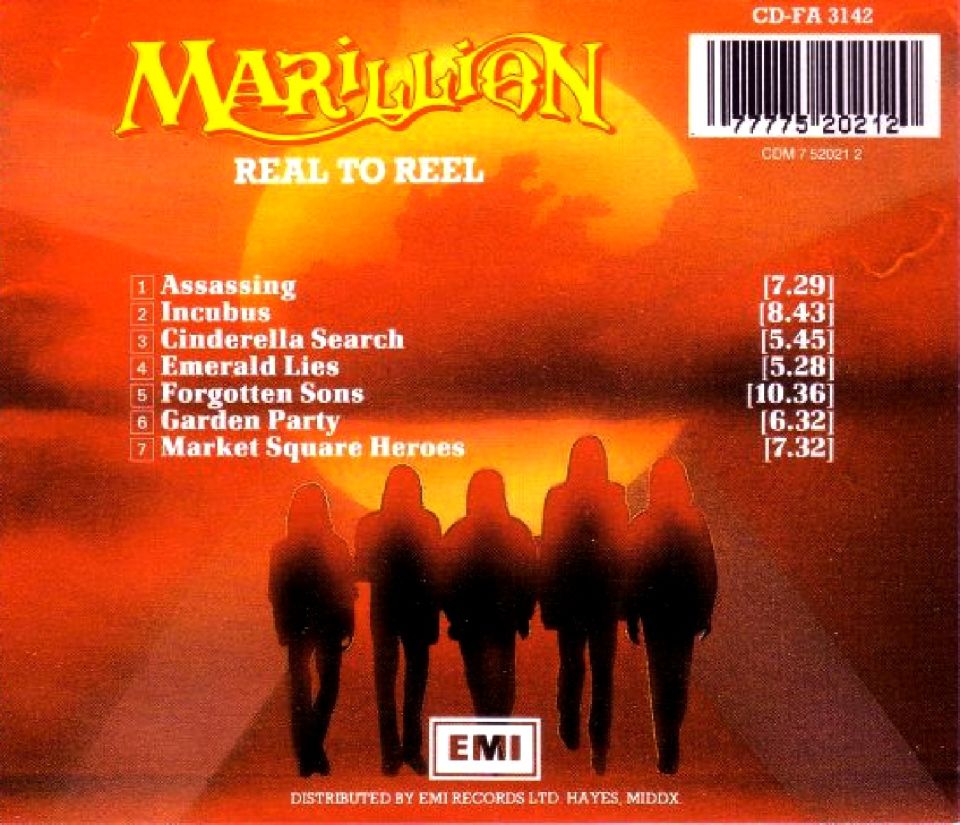 MARILLION - REAL TO REEL (CD) (1988)