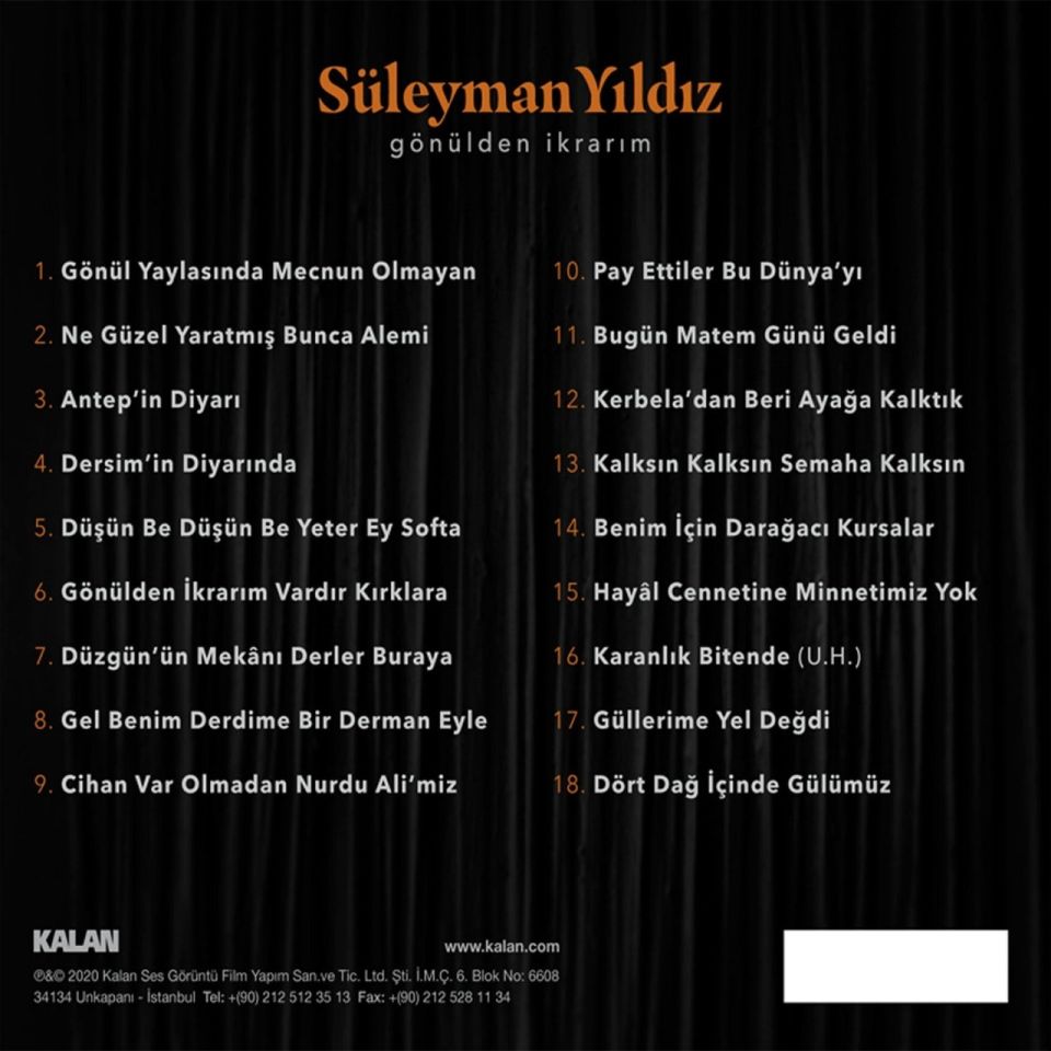 SÜLEYMAN YILDIZ - GÖNÜLDEN İKRARIM