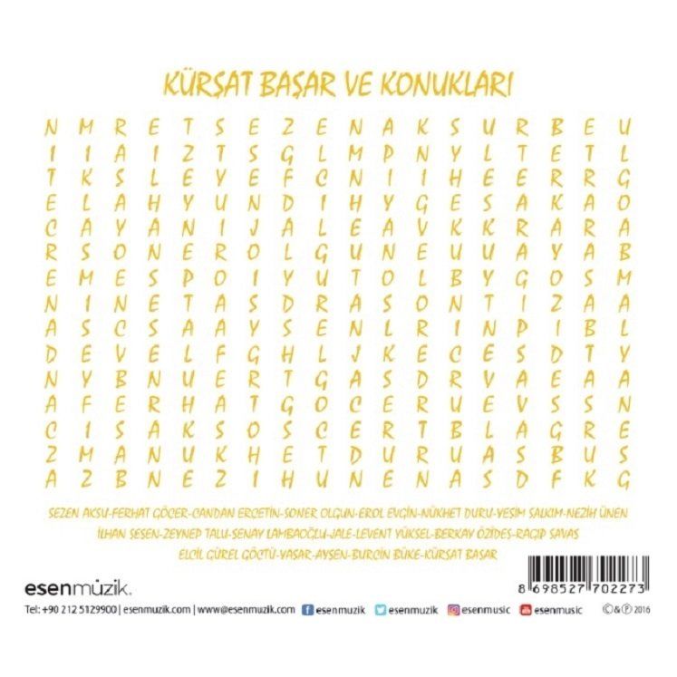 KÜRŞAT BAŞAR VE KONUKLARI - KÜRŞAT BAŞAR VE KONUKLARI (2 CD)