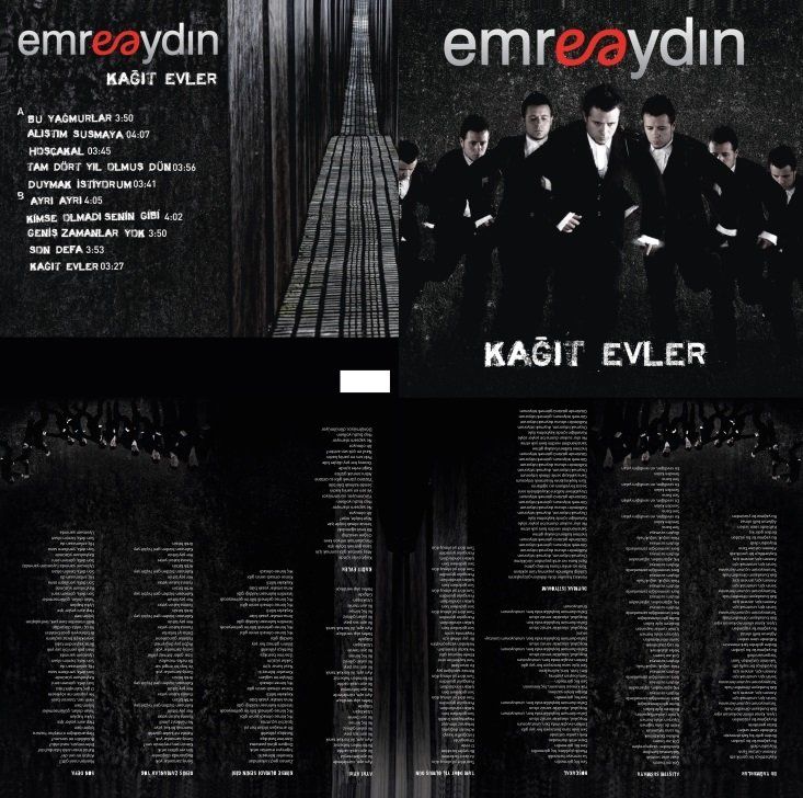 EMRE AYDIN - KAĞIT EVLER (LP) (KIRMIZI)