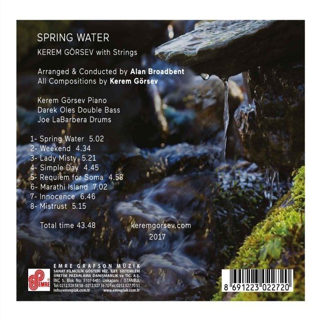 KEREM GÖRSEV - SPRING WATER (CD)