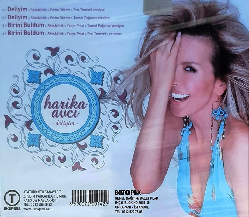 HARİKA AVCI - DELİYİM (SINGLE CD) (2004)
