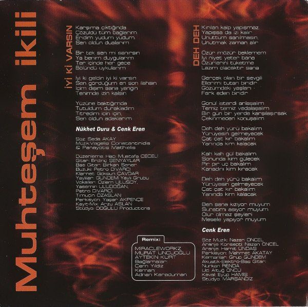 NÜKHET DURU & CENK EREN - MUHTEŞEM İKİLİ