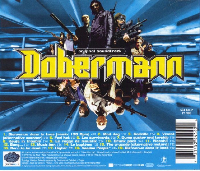 DOBERMANN - SOUNDTRACK (CD) (1997)