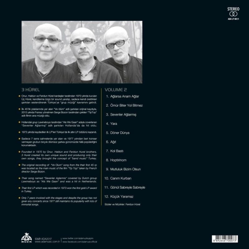 3 HÜREL - VOLUME 2 (LP)
