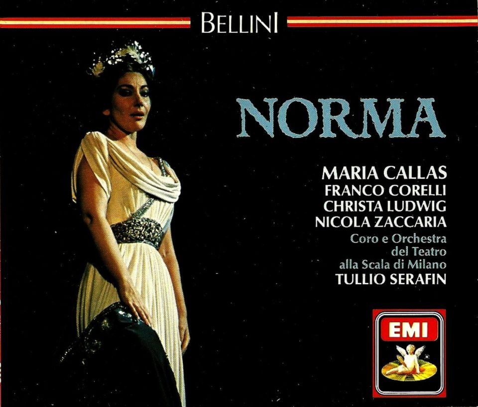 BELLINI - NORMA-MARIA CALLAS, FRANCO CORELLI, CHRISTA LUDWIG, NICOLA ZACCARIA, TULIO SERAFIN