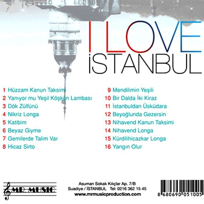 I LOVE İSTANBUL - YAŞAYAN MELODİLER VOL.1