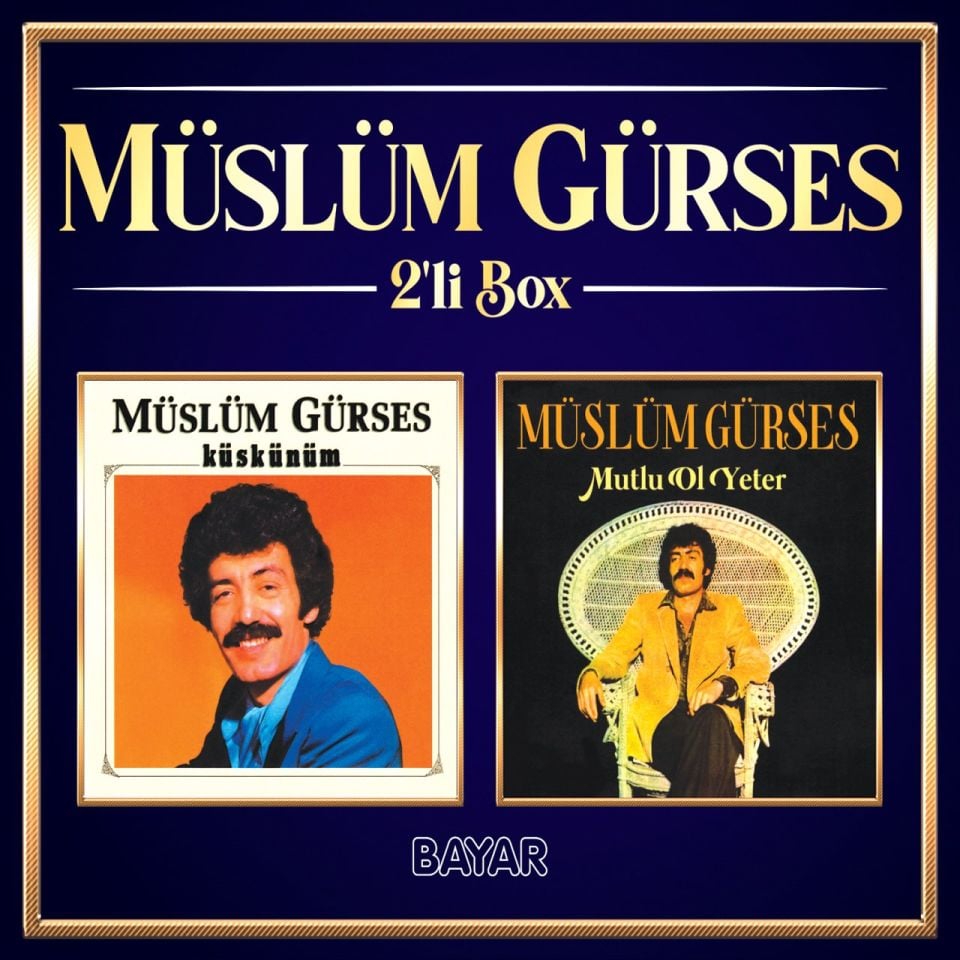 MÜSLÜM GÜRSES - 2'Lİ BOX (KÜSKÜNÜM VE  MUTLU OL YETER)