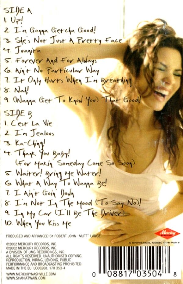 SHANIA TWAIN - UP (2 MC) (2002)