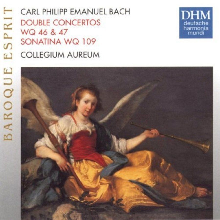 BACH C.P.E. - DOPPELKONZERTE WQ 46 & WQ 47 SONATIE WQ 109 COLLEGIUM AUREUM