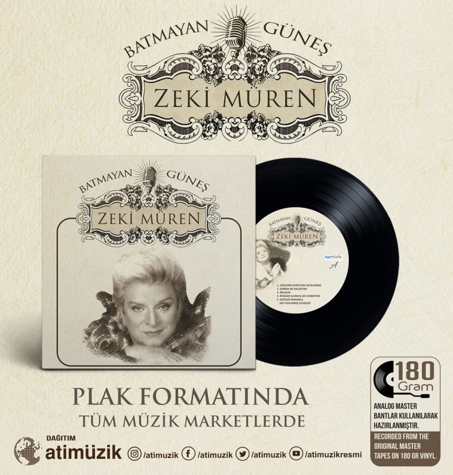 ZEKİ MÜREN - BATMAYAN GÜNEŞ (LP)