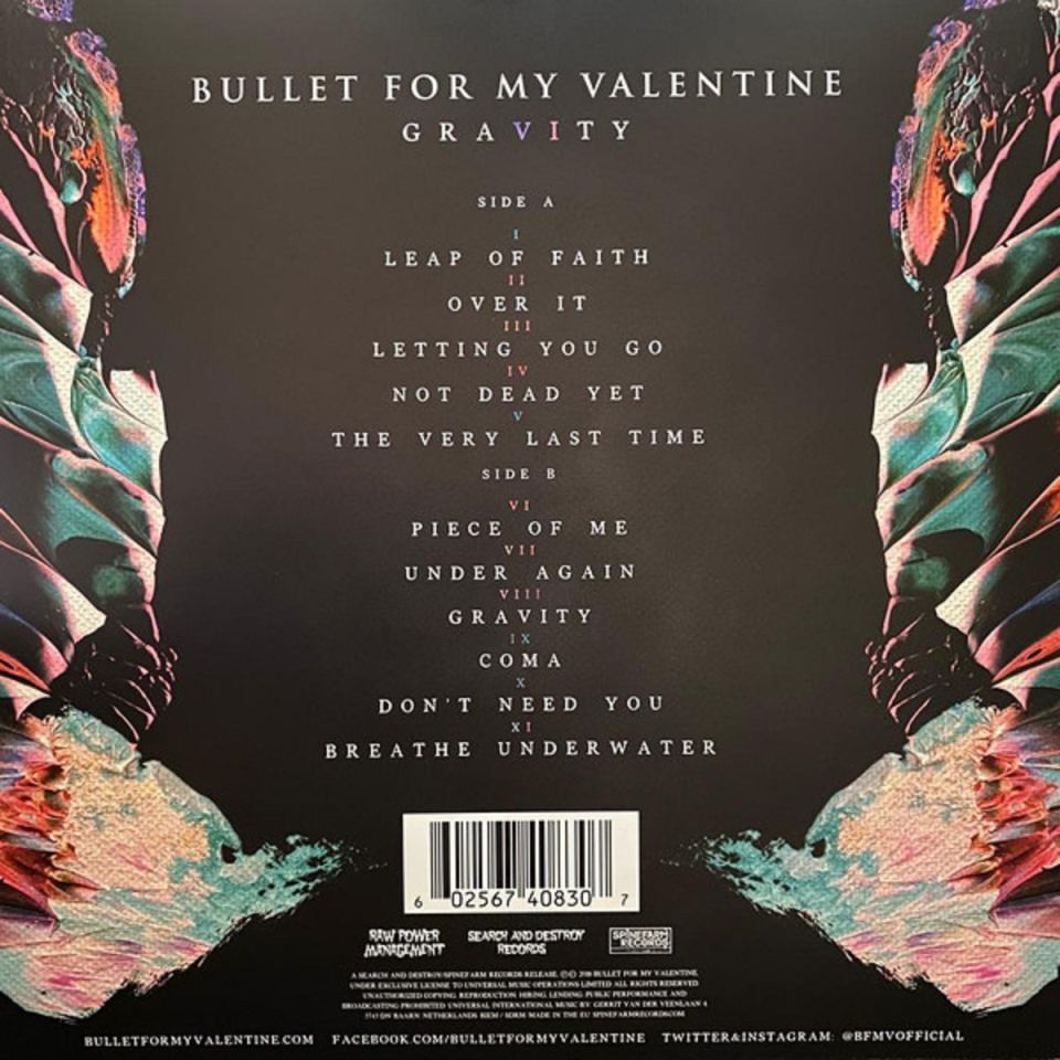 BULLET FOR MY VALENTINE - GRAVITY (LP)