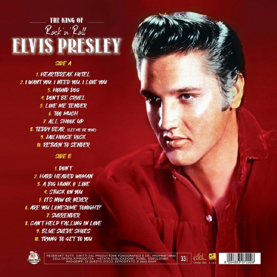 ELVIS PRESLEY - THE KING OF ROCK’N ROLL (LP)