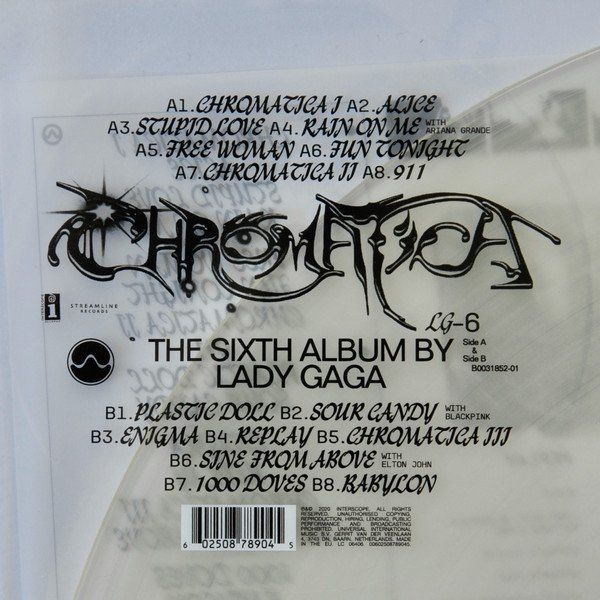 LADY GAGA - CHROMATICA (MILKY CLEAR) (LP)