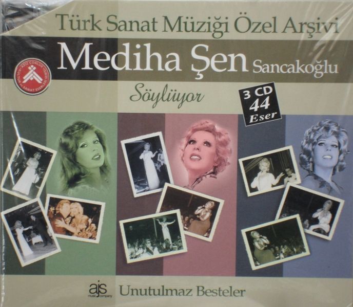 MEDİHA ŞEN SANCAKOĞLU - MEDİHA ŞEN SANCAKOĞLU SÖYLÜYOR TÜRK SANAT MÜZİĞİ ÖZEL ARŞİVİ UNUTULMAZ BESTELER 3 CD