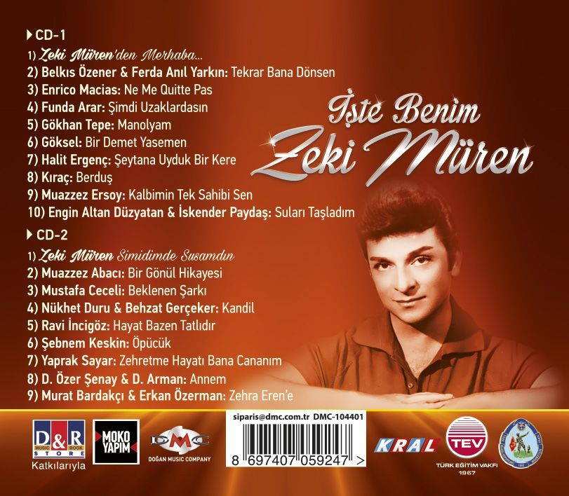 ZEKİ MÜREN - İŞTE BENİM ZEKİ MÜREN (2 CD)
